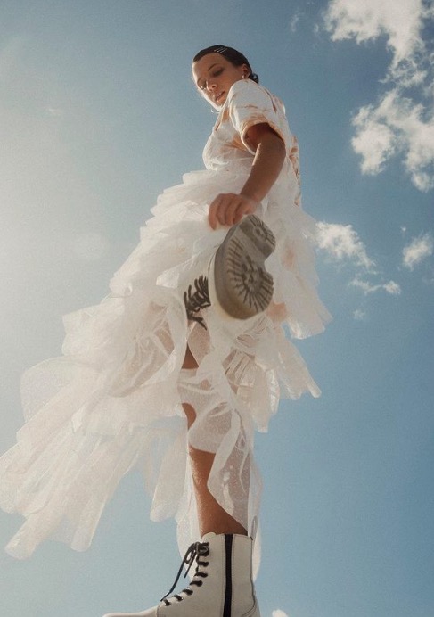 Level Up Upcycling Mode Fashion Isabelle Wedel Portfolio Hamburg Accessoire Nachhaltig Fashion for Future Editorial Collection